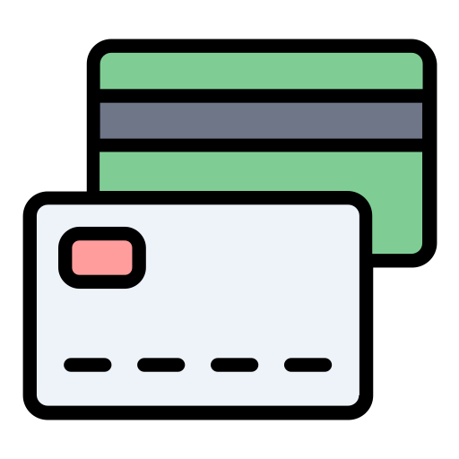 Credit card Generic Outline Color icon