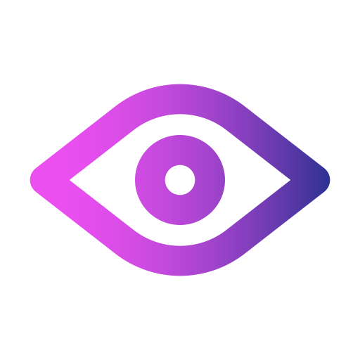 ojos Generic Gradient icono