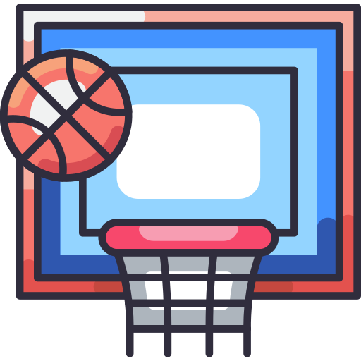 basket bal Generic Outline Color icoon