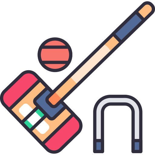 croquet Generic Outline Color icona