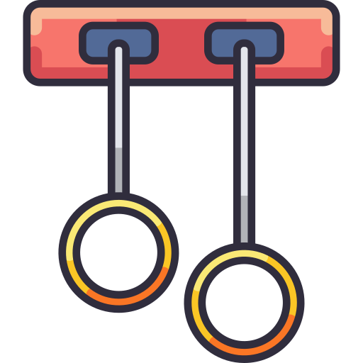 gymnastiek ringen Generic Outline Color icoon