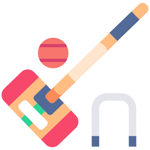 juego de croquet Generic Flat icono