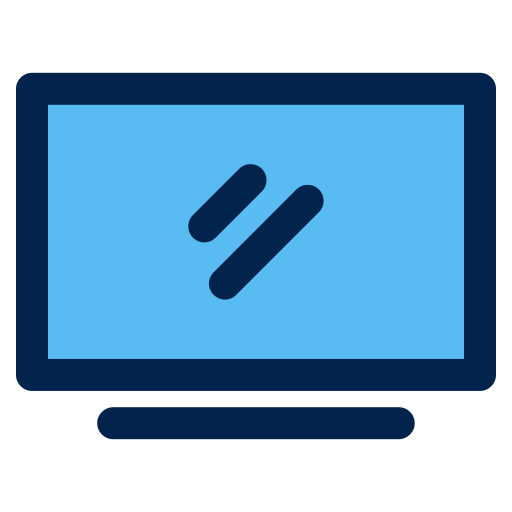 fernseher Generic Blue icon