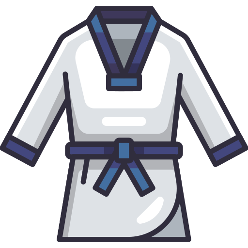 Taekwondo Generic Outline Color icon