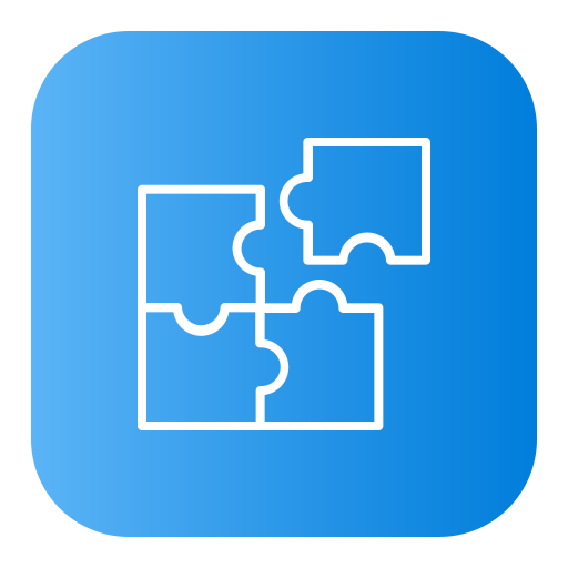 puzzlespiel Generic Flat Gradient icon