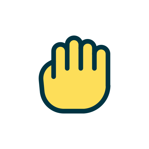 Closed fist Generic Outline Color icon