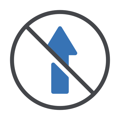 Знак СТОП Generic Blue иконка