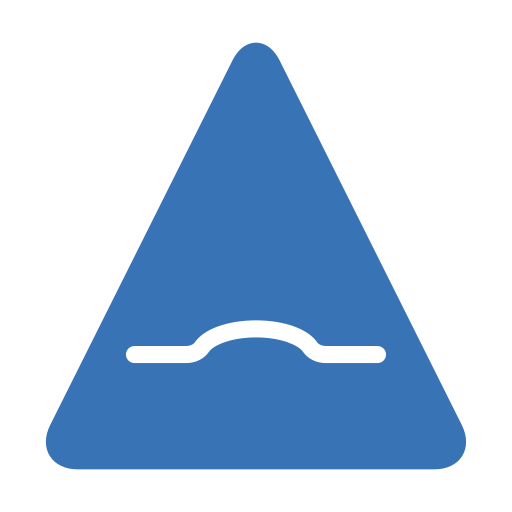 segnale stradale Generic Blue icona