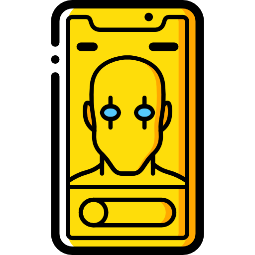 smartphones Basic Miscellany Yellow Icône