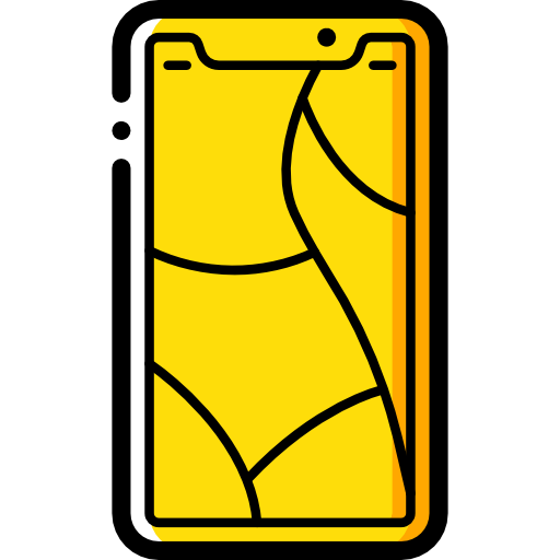 smartphones Basic Miscellany Yellow Icône