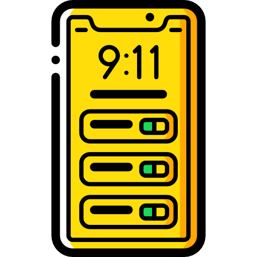 Smartphones Basic Miscellany Yellow icon
