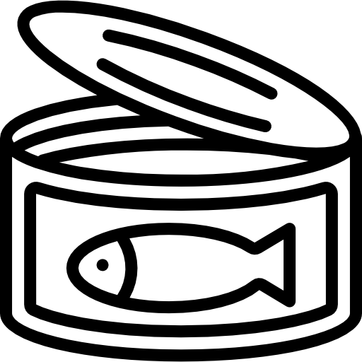atún Basic Miscellany Lineal icono