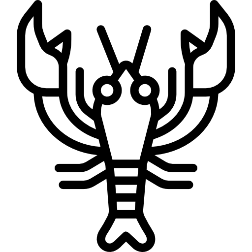 langosta Basic Miscellany Lineal icono