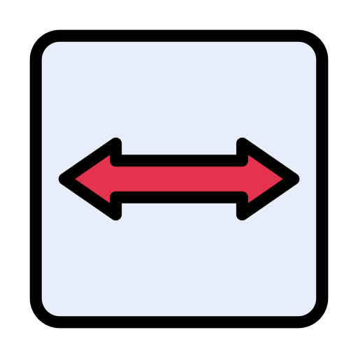 flecha de dirección Vector Stall Lineal Color icono