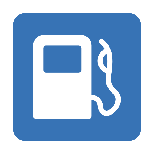 ガソリンスタンド Generic Blue icon