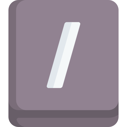 Slash Special Flat icon