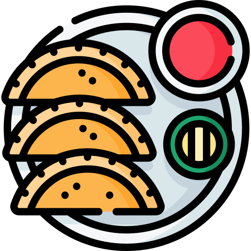 empanada Special Lineal color icono