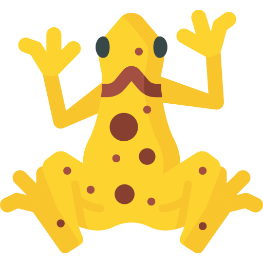 goldener frosch Special Flat icon