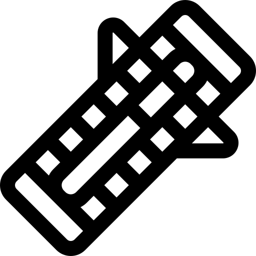 medição Basic Rounded Lineal Ícone