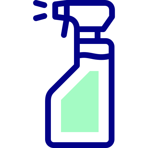 aerosol de limpieza Detailed Mixed Lineal color icono