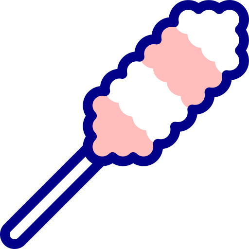 Feather duster Detailed Mixed Lineal color icon