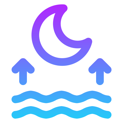 High tide Generic Gradient icon