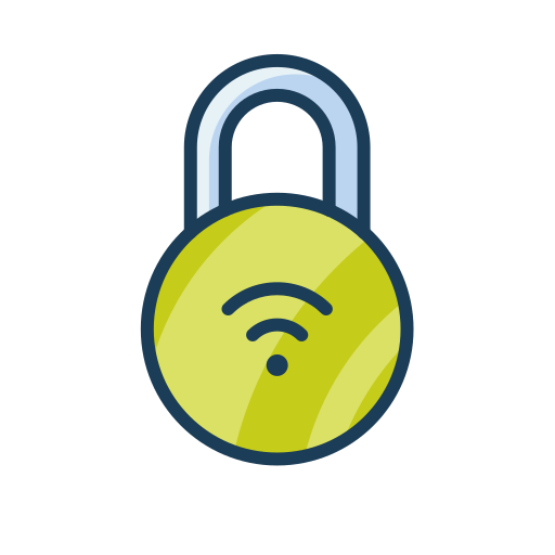 Smart lock Generic Outline Color icon