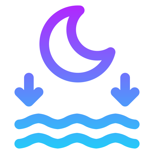 Low tide Generic Gradient icon