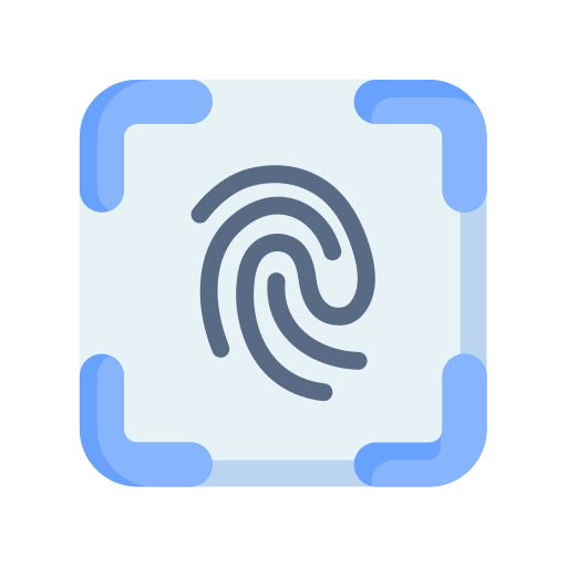 Biometric identification Generic Flat icon