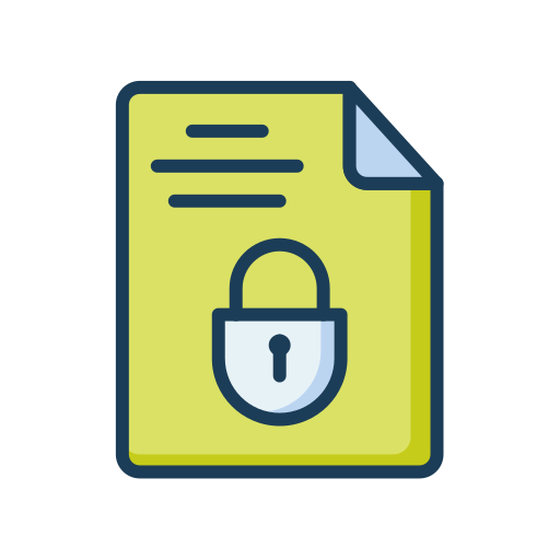 Encrypted data Generic Outline Color icon