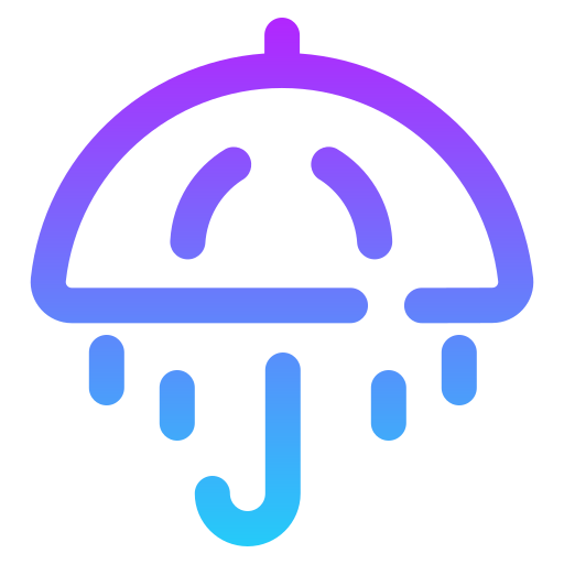 Umbrella Generic Gradient icon