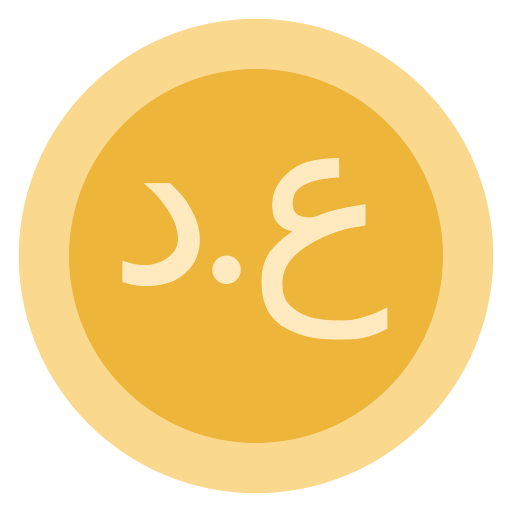 dinar Generic Flat icoon