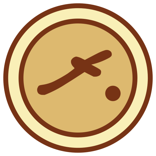 Coin Generic Outline Color icon