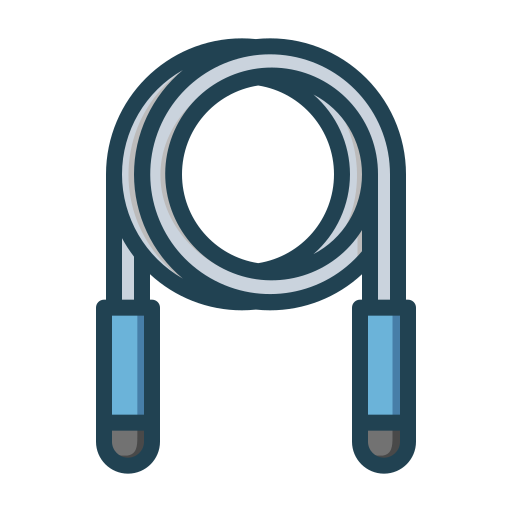 Skipping rope Generic Outline Color icon