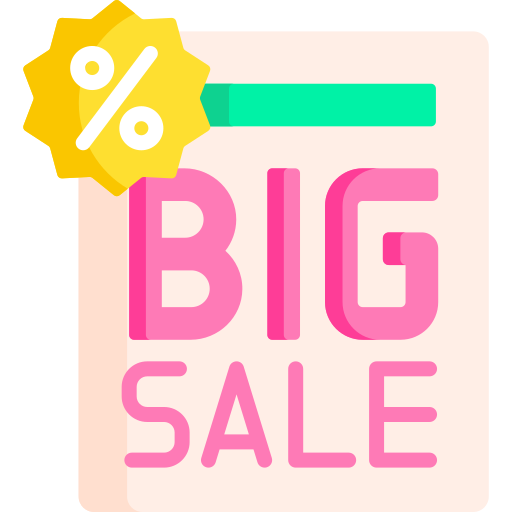 Big sale Special Flat icon