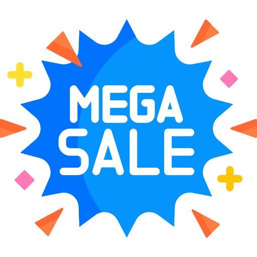 mega-sale Special Flat icon