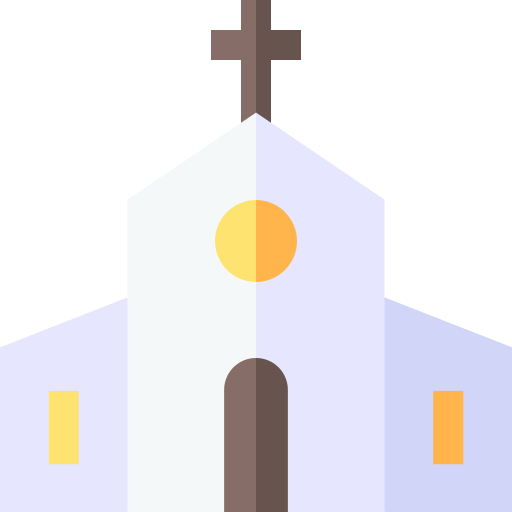 kerk Basic Straight Flat icoon