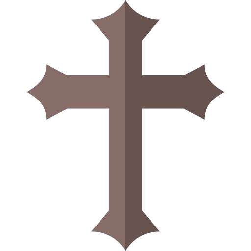 christentum Basic Straight Flat icon