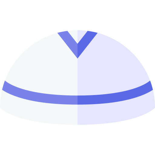 Kippah Basic Straight Flat icon