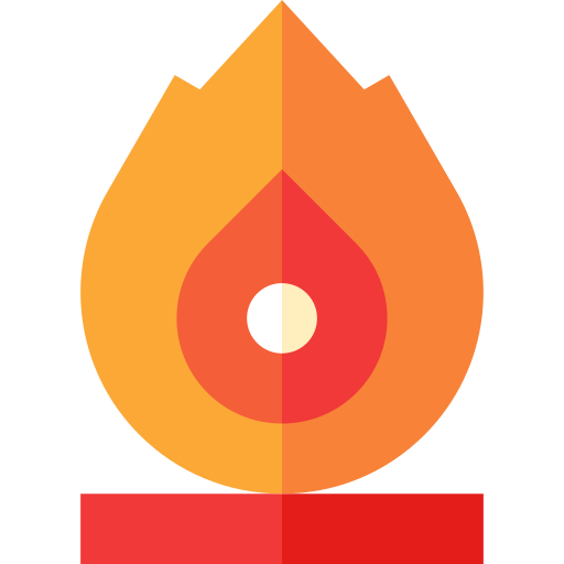 Flammable Basic Straight Flat icon