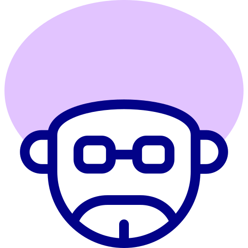 Afro Detailed Mixed Lineal color icon