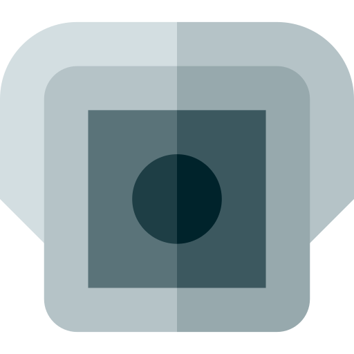 Cctv camera Basic Straight Flat icon