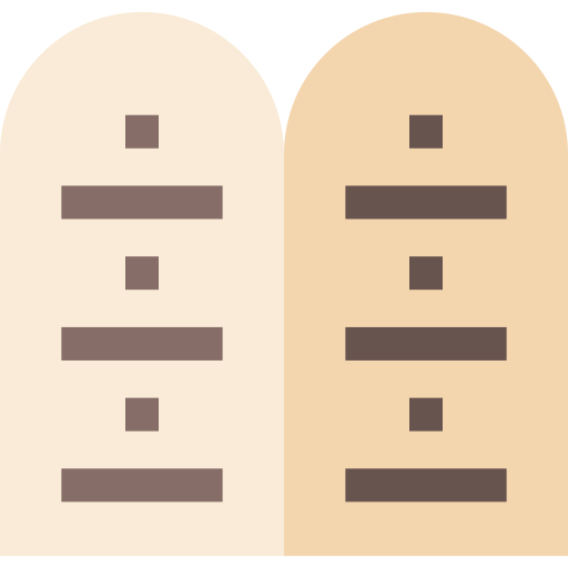 comandamenti Basic Straight Flat icona