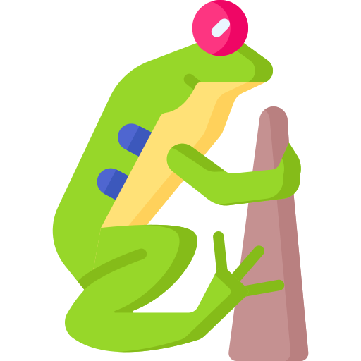 Red eyed frog Special Flat icon