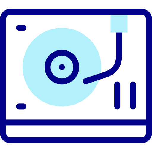 DJ Detailed Mixed Lineal color icon