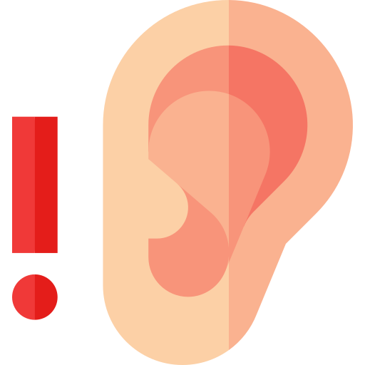 Ear Basic Straight Flat icon