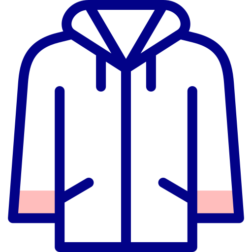 bluza z kapturem Detailed Mixed Lineal color ikona