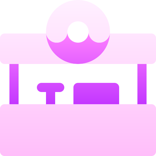 ドーナツ Basic Gradient Gradient icon