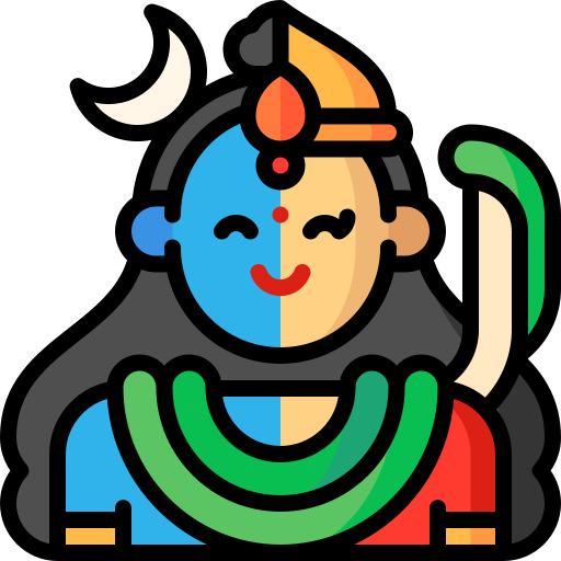 Ardhanarishvara Special Lineal color icon