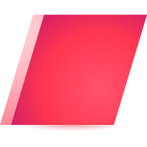 parallelogramm 3D Toy Gradient icon